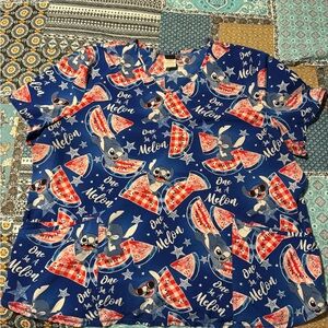 Disney Blue and Red Character Graphic Shirt